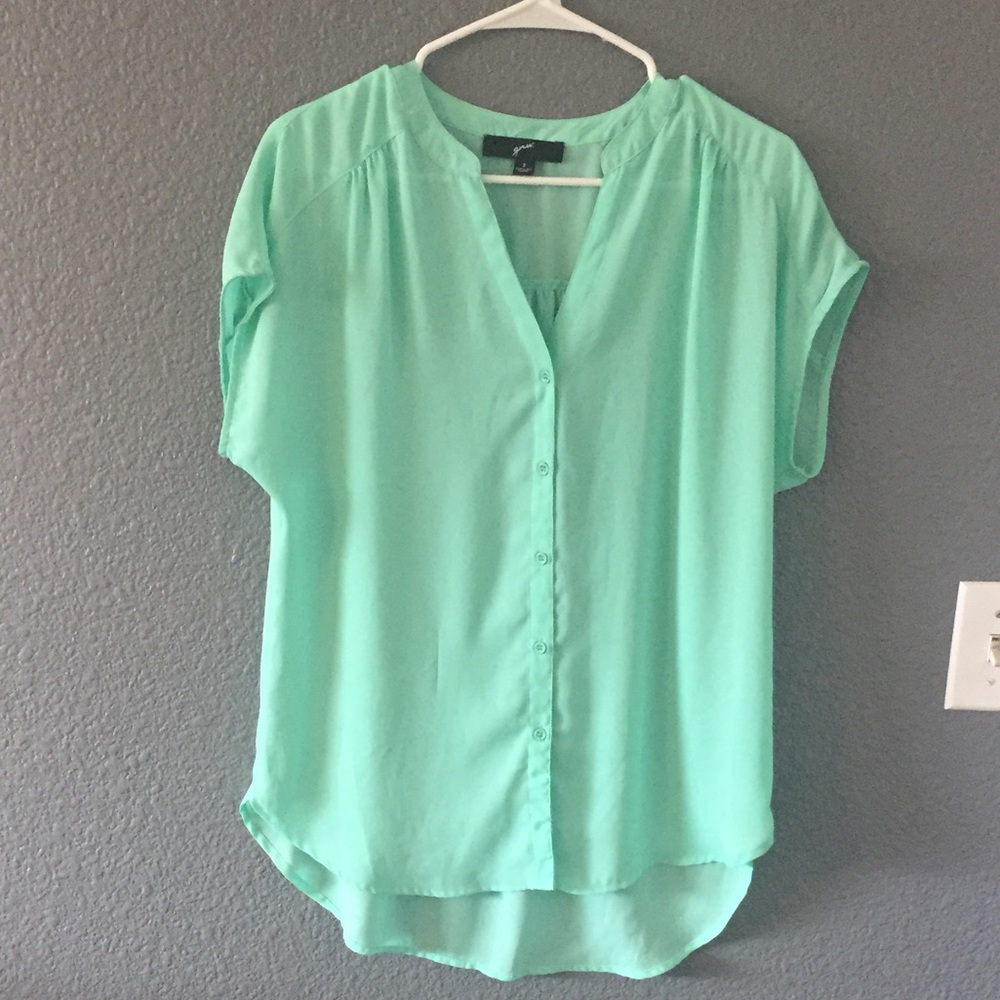 Brand new aqua blouse